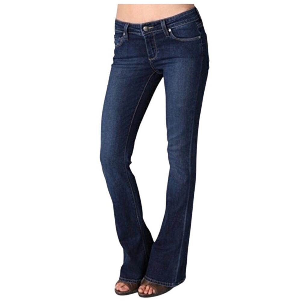 PAIGE Lou Lou Dark Wash Skinny Flare Jeans Vintage Y2K Size 29‎